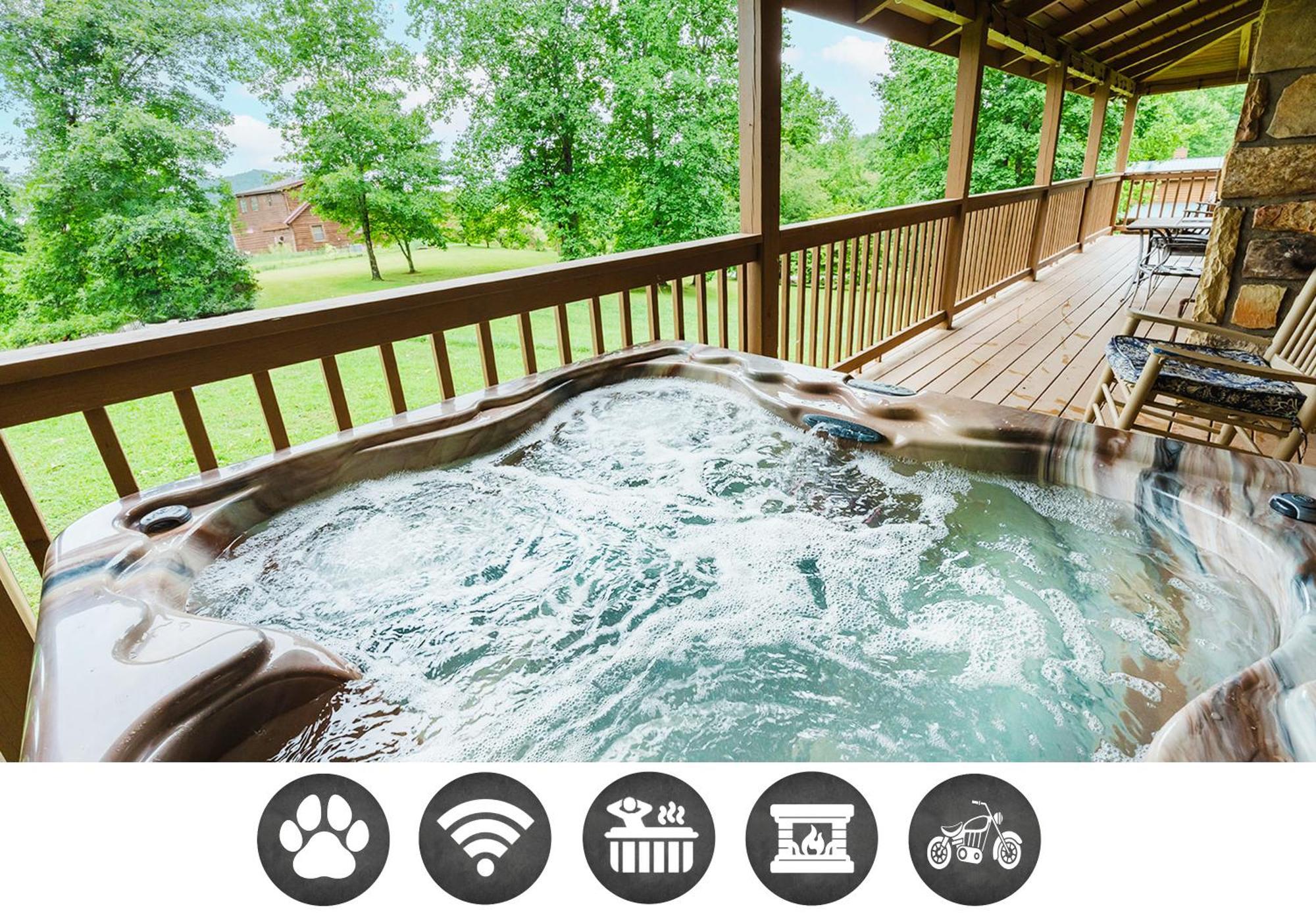 A Dream Come True Cabin Sevierville Eksteriør bilde